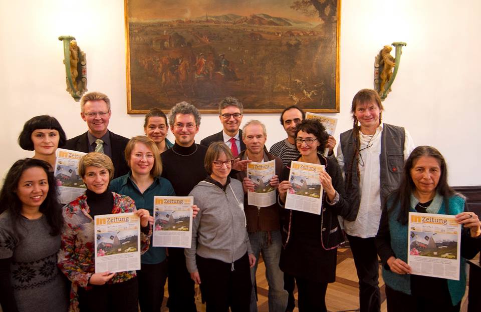 Die Redaktion der interkulturellen InZeitung wurde von der Stadt mit dem Integrationspreis 2014 ausgezeichnet. Foto: A. J. Schmidt