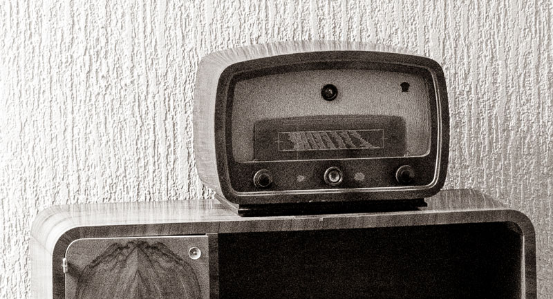 Altes Radio aus den fünfziger Jahren